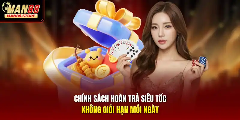 Chính sách hoàn trả siêu tốc không giới hạn mỗi ngày