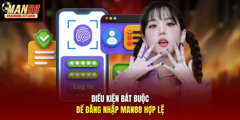 Điều kiện bắt buộc để đăng nhập MAN88 hợp lệ