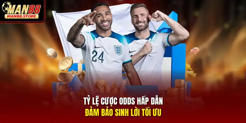 Tỷ lệ cược Odds hấp dẫn, đảm bảo sinh lời tối ưu